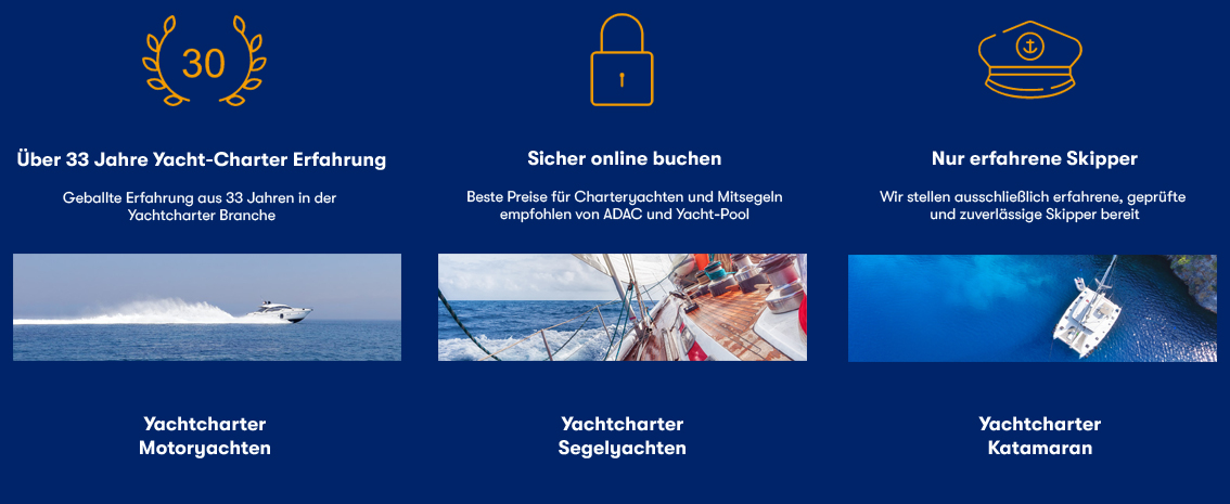 Segelgebiet Sardinien Yachtcharter mit Skipper 