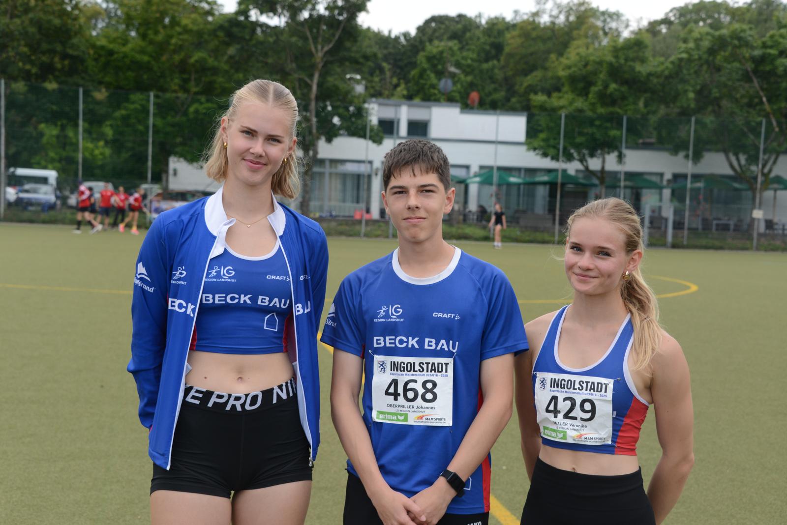 Vier Medaillen für die Leichtathleten bei den Bayerischen