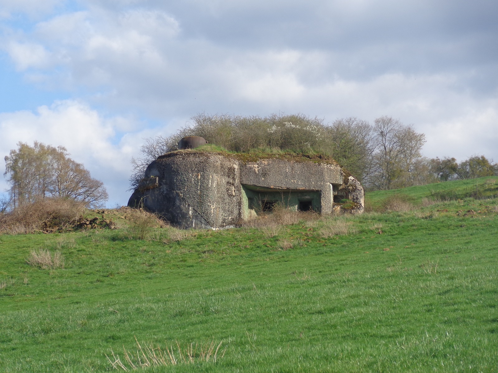 La ligne Maginot sur le parcours, quelques kilomètres après le départ d'Avioth