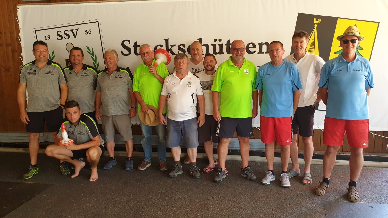 Parkturnier Samstag 29.6.19 - 2. ASKÖ Bad Ischl, Sieger Die 4 Guadn, 3. SV Hernstein