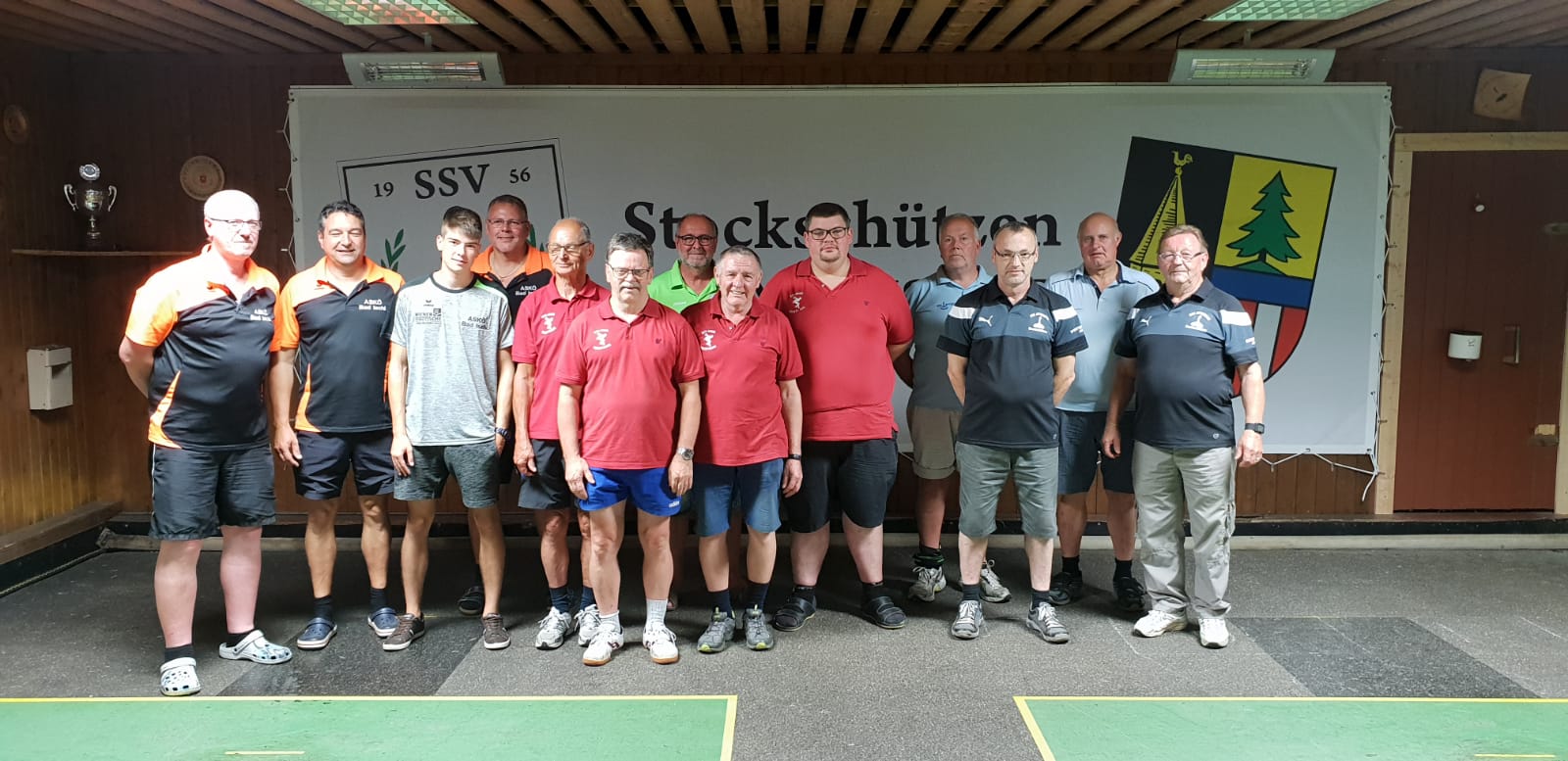 Turnier am 21. 6. 2018 - v.l. 2. ASKÖ Bad Ischl, ESV ASKÖ Viechtwang, 3. USC Attergau