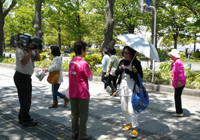 ピンクリボン 母の日キャンペーン（山下公園）