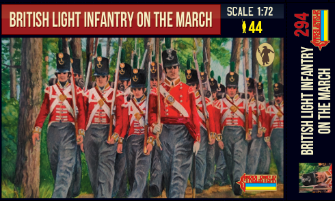 Strelets 294 British Light Infantry on the March
