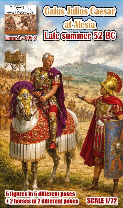 linear-A #008s Gaius Julius Caesar at Alesia, Late summer 52 BC