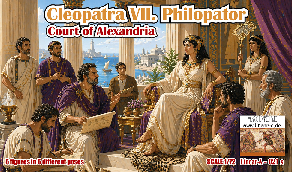 linear-A #021s Cleopatra VII. Philopator "Court of Alexandria"