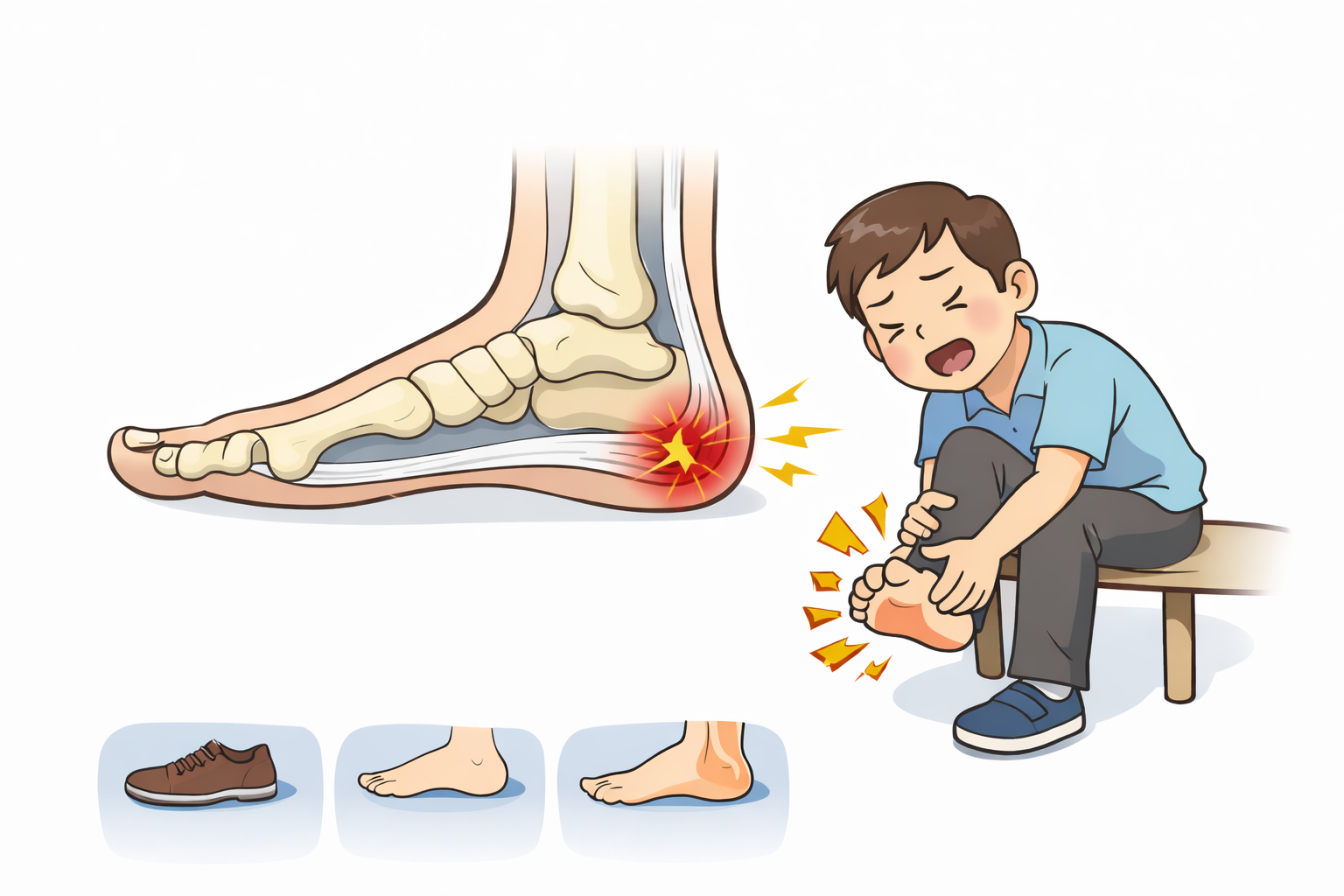 【朝の一歩目が痛い】30〜50代に多い足底腱膜炎の原因と改善法