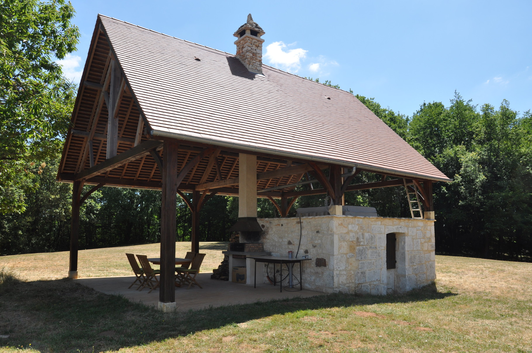 Vue d'ensemble sur l'annexe (barbecue)