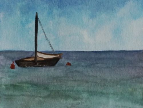 "Anker", 2012 - Aquarell, 24x17 cm