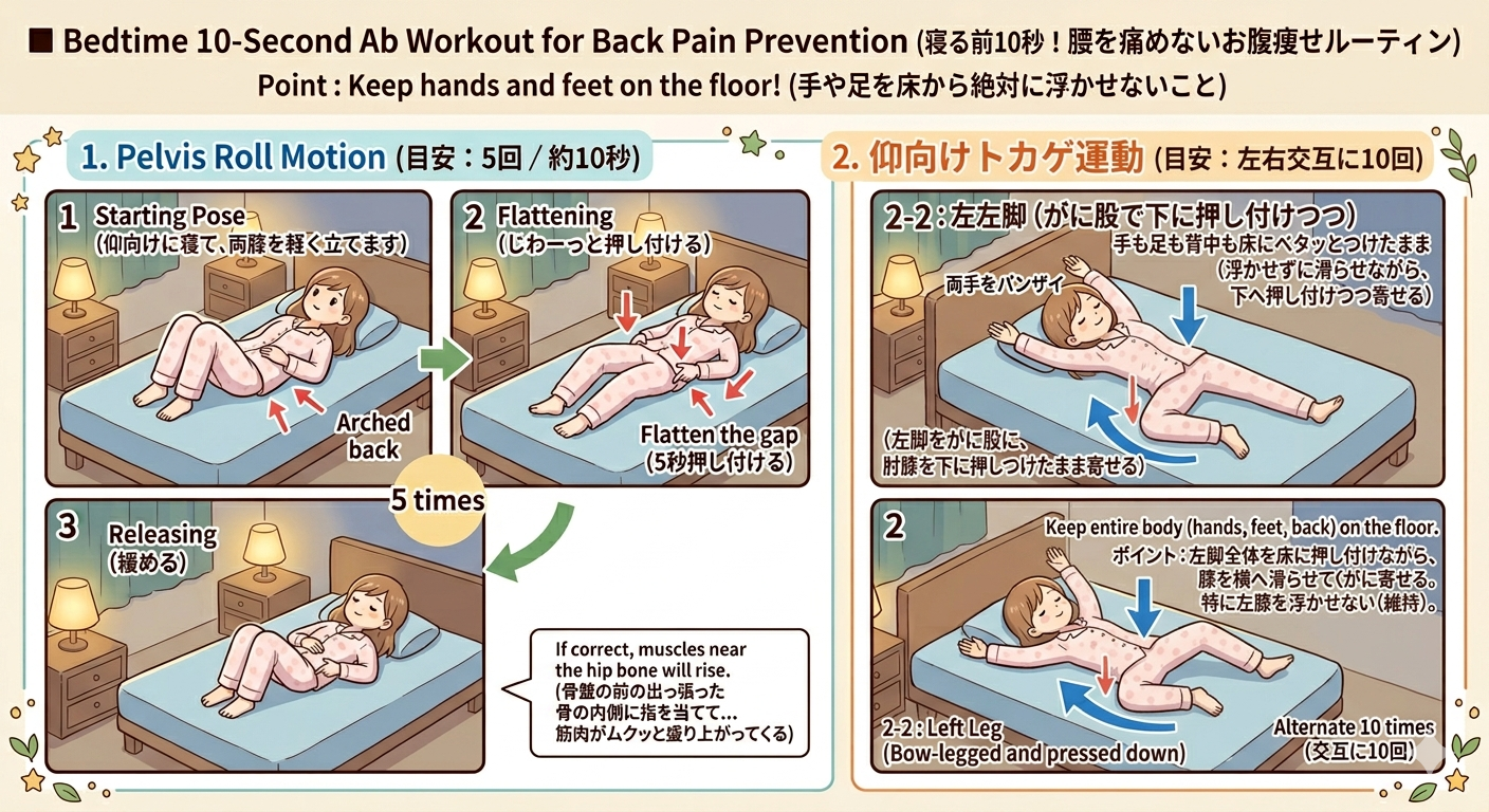 【お腹痩せ】激しい腹筋は逆効果？薄着になる前に仕込む「天然のコルセット」の作り方