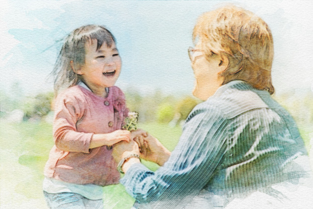 お孫さんのお世話を日々されているおじいさま・おばあさまへ