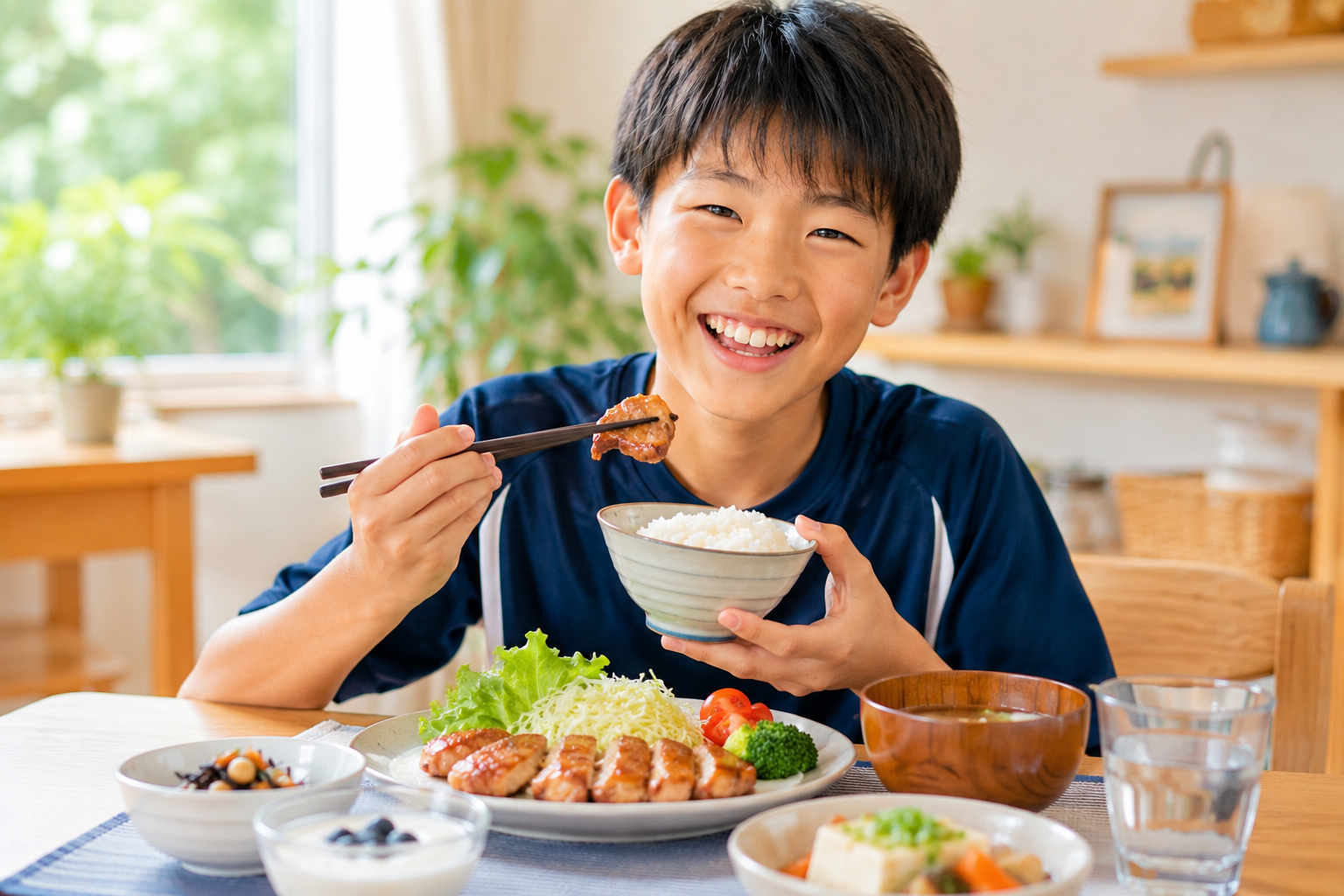 【男の子のママ必見】「うちの子、肉ばっかり…」で大丈夫？成長期に本当に必要なタンパク質量と賢い摂り方