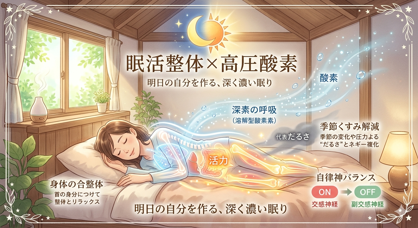 「寝ても疲れが取れない」は身体からのサイン。明日の自分を作る『眠活整体』のススメ