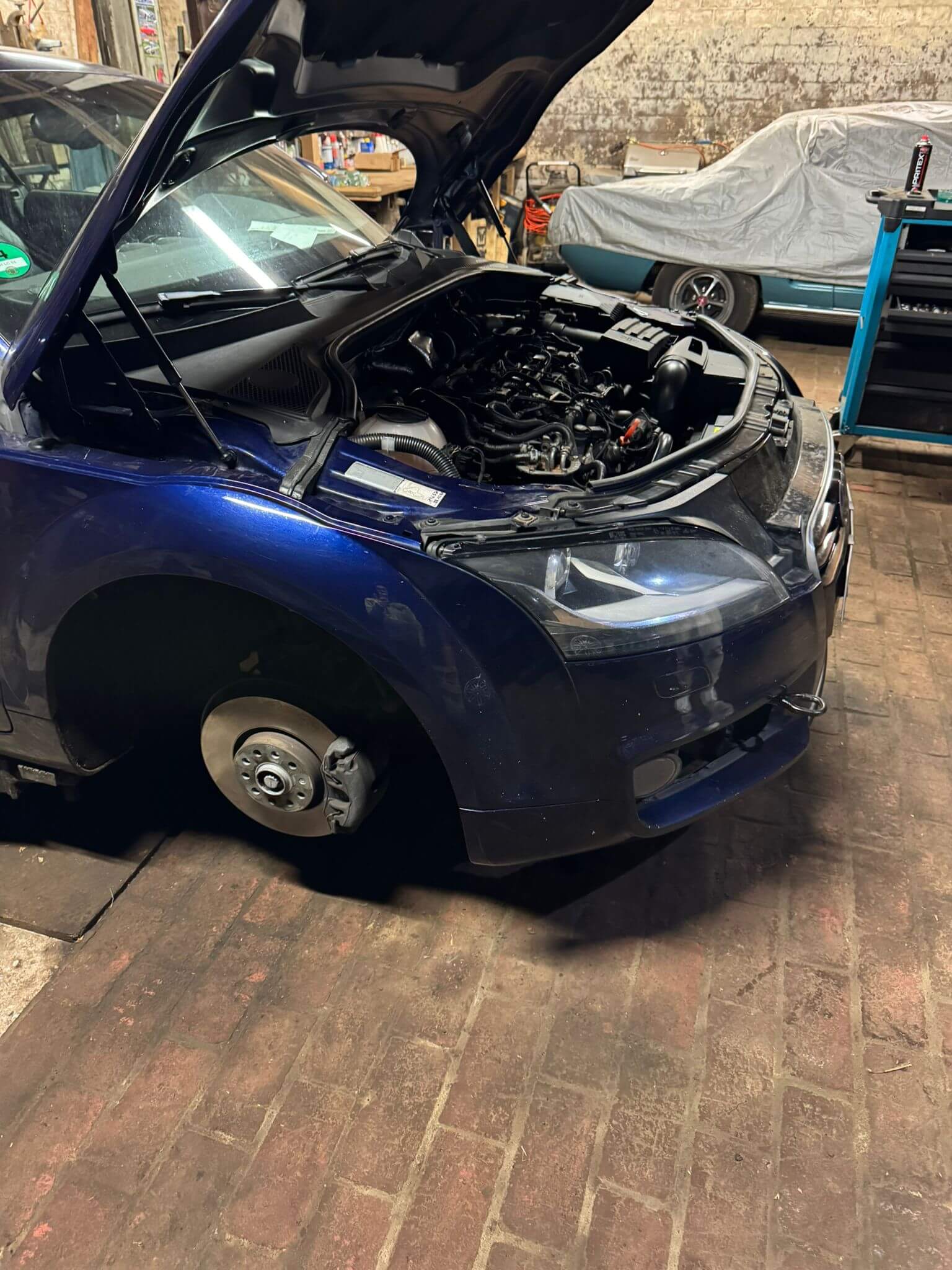 Reparatur eines Autos