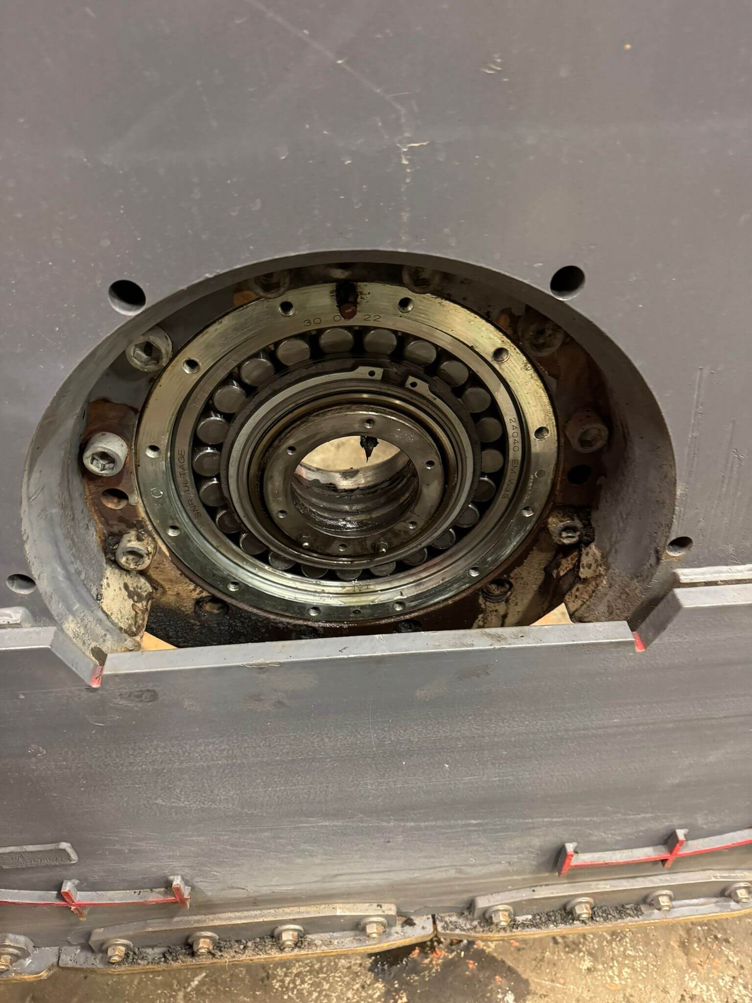Reparatur einer Fräse