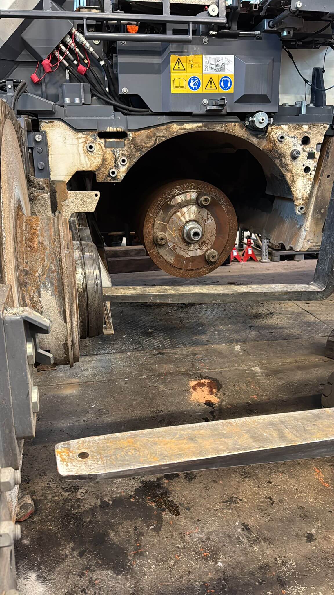 Reparatur einer Fräse