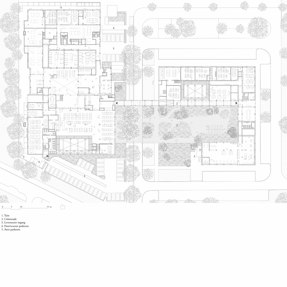 Plan voor de verbouwing van de Nimetoschool in Utrecht.