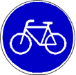 Schild Radweg