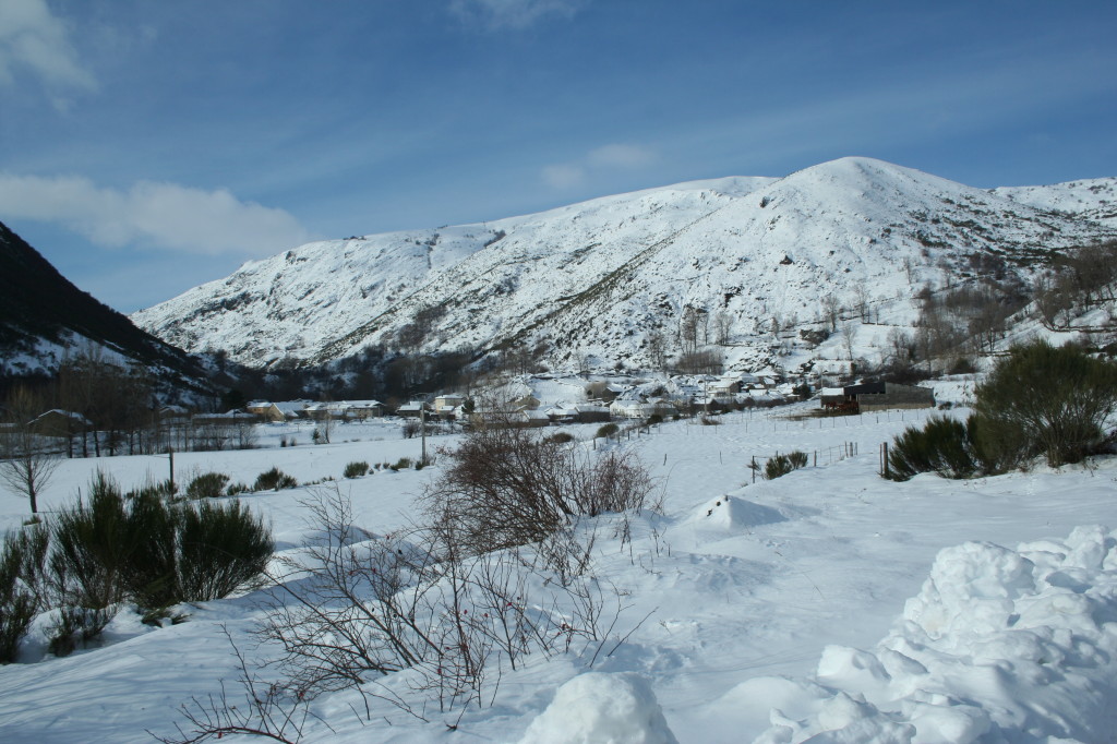 Nieve en Navidades 2009.