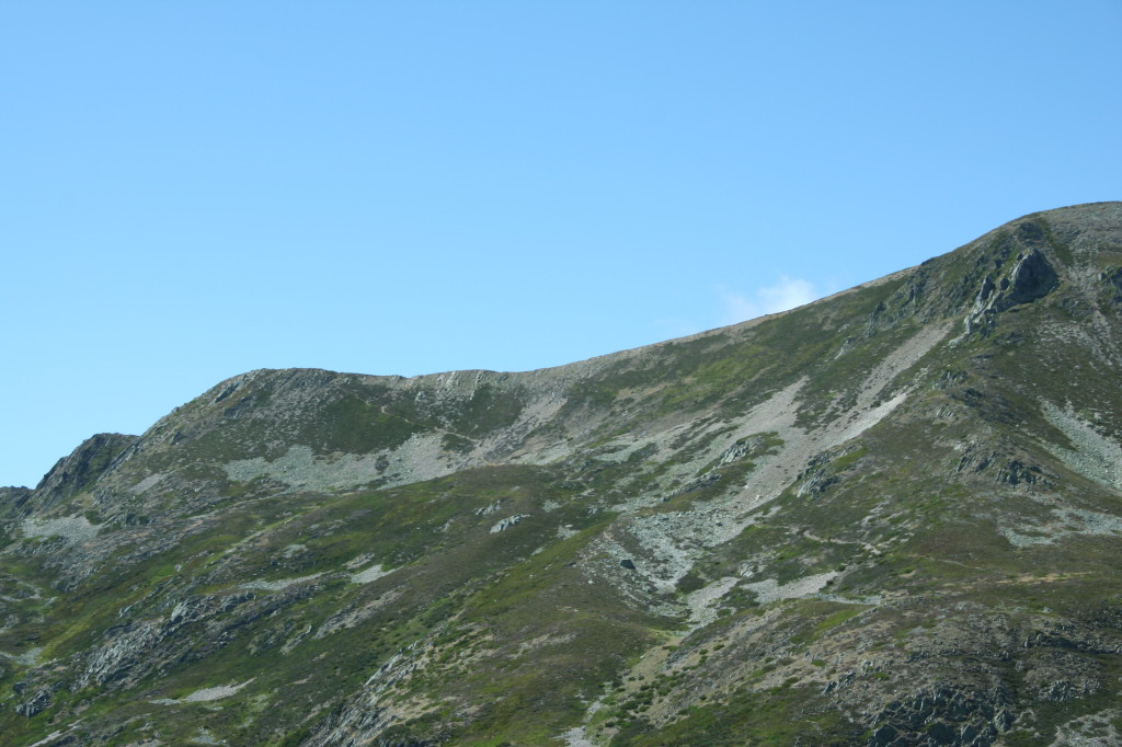 Sendero subida al Catoute.