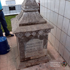 Bóveda de piedra canteada.