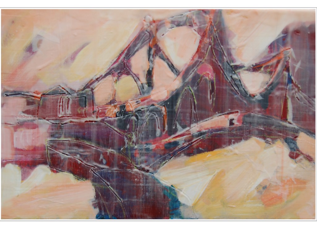 Berlin bridges/ Glin, 40 x 60 cm