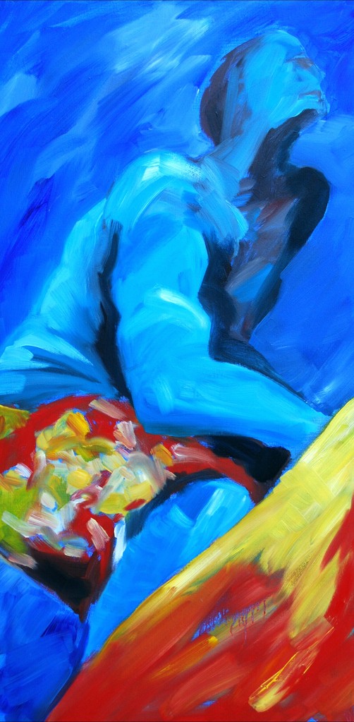 Surfer -2002- Öl / Lw - 100 x 50 cm