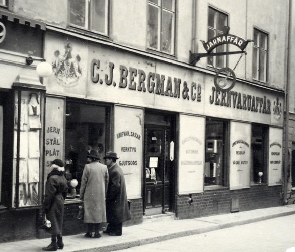 C. J. Bergmann um 1945. Mit freundlicher Genehmigung des Vereins "Järnhandelns Intresseförening", Schweden.