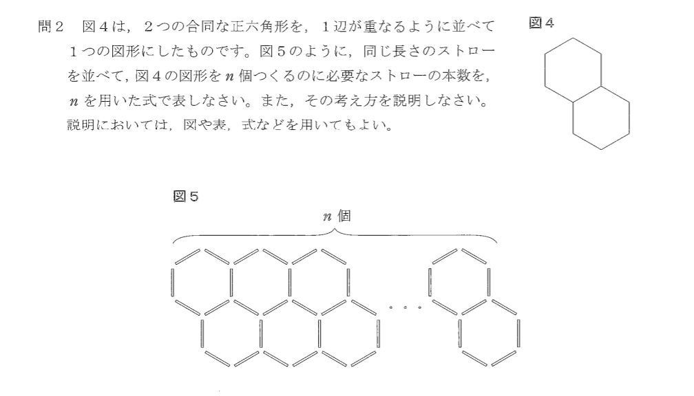 小5～中2に2021公立高校入試問題・大問3を