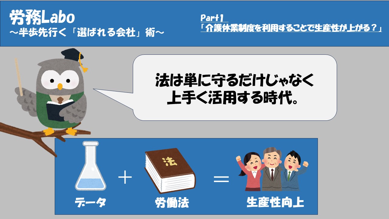 「介護休業制度で生産性向上!?」