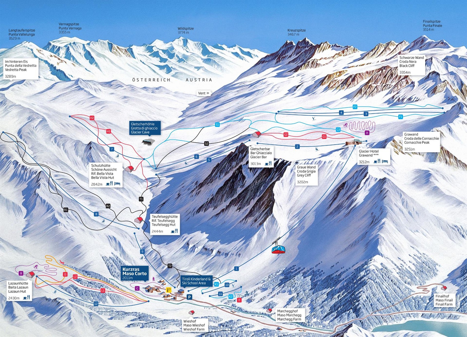Schnalstal - Skireisen Winterferien Krippenbrunn