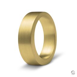 14 K Gold  = 2.910,00 €, 18 K Gold  = 3.417,00 €,6 mm, angeraut  (auch in 8 mm erhältlich)