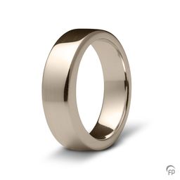 14 K Weißgold = 3.103,00 €, 18 K Weißgold = 3.645,00 €,6 mm, glänzend (auch in 8 mm erhältlich)schwankender Preis