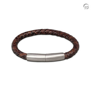 123,00 EUR echtes Lederarmband mit 925 Sterling Silber, Aschekammer inklusive, in verschiedenen Längen