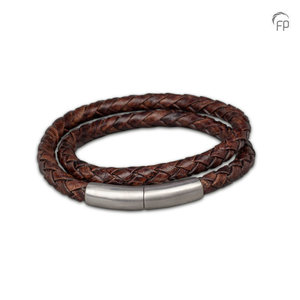 135,00 EUR echtes Lederarmband mit 925 Sterling Silber, Aschekammer inklusive, in verschiedenen Längen