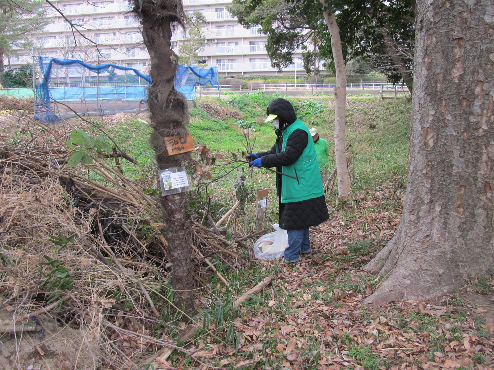 作業中