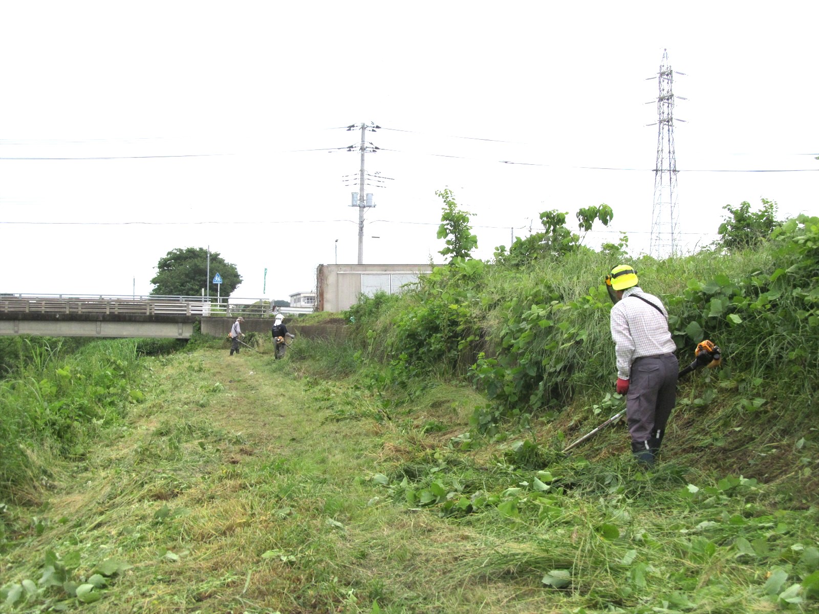 作業中