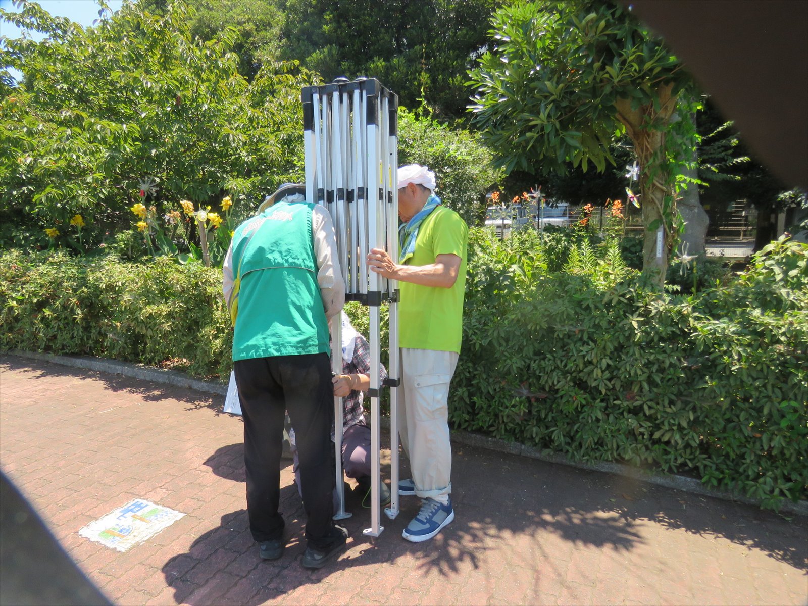 テントの撤収
