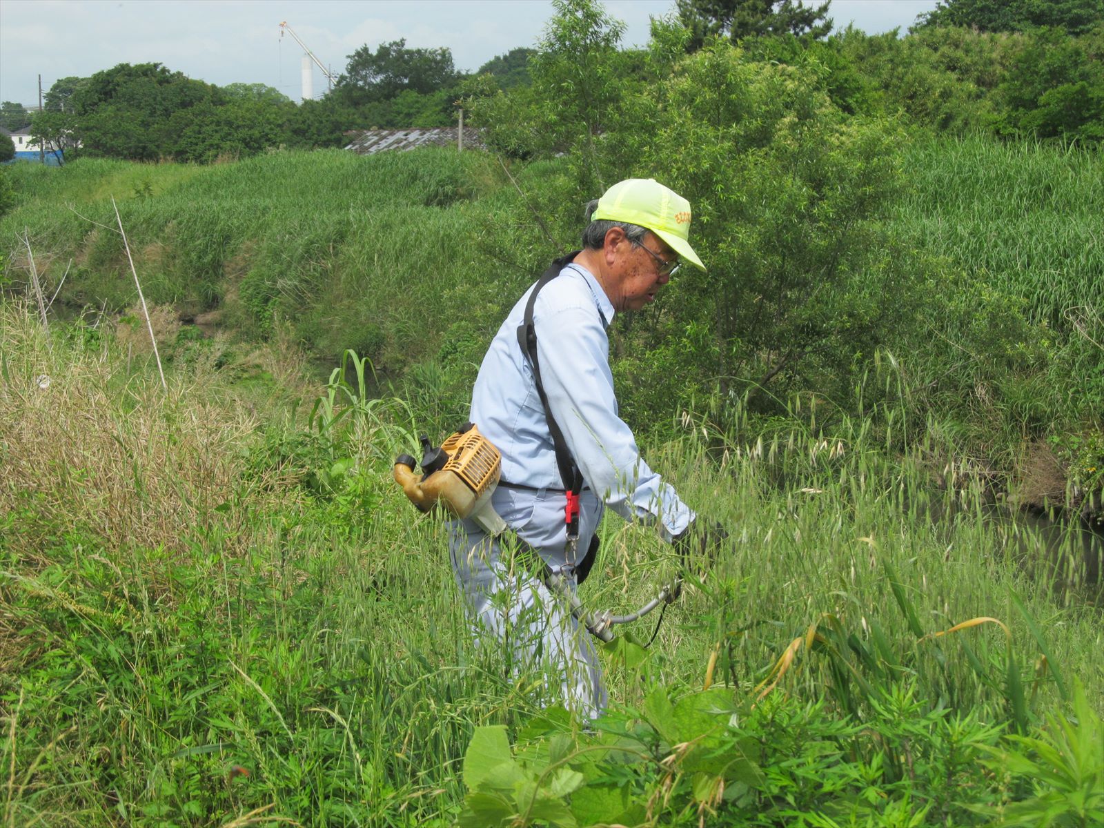 作業中