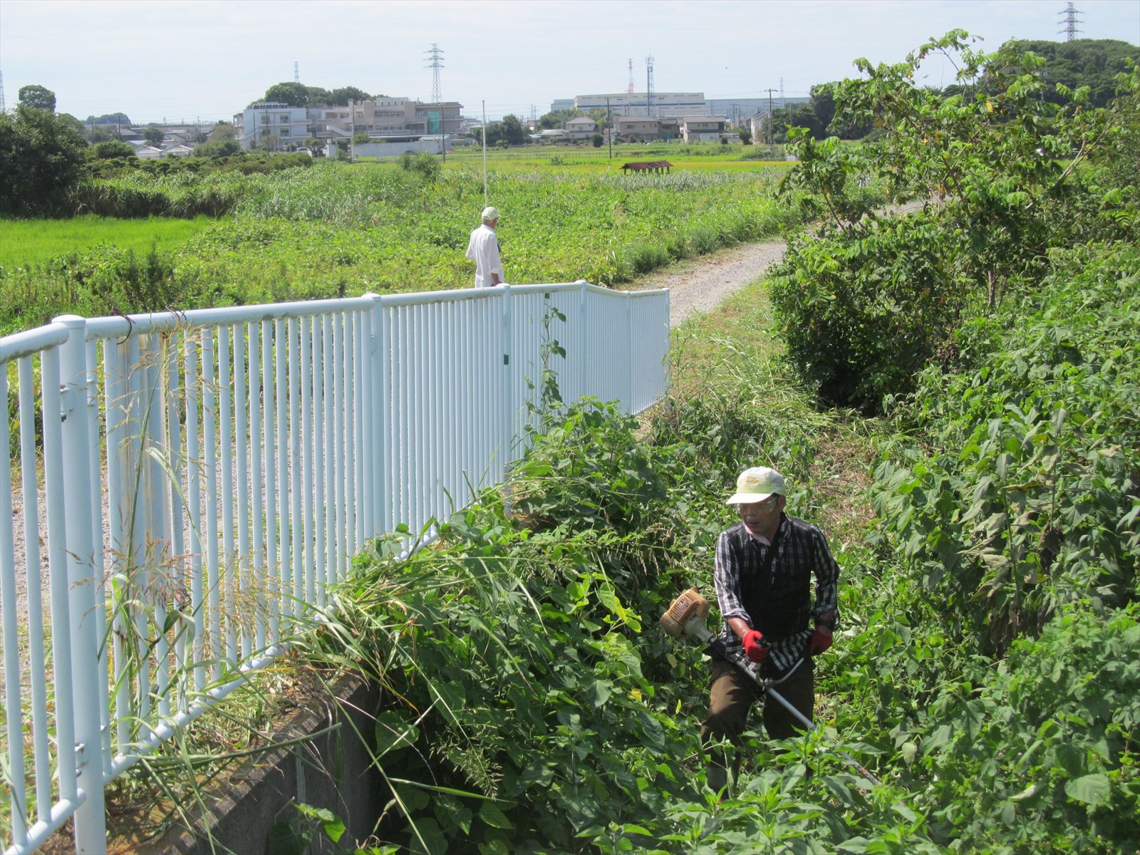 作業中