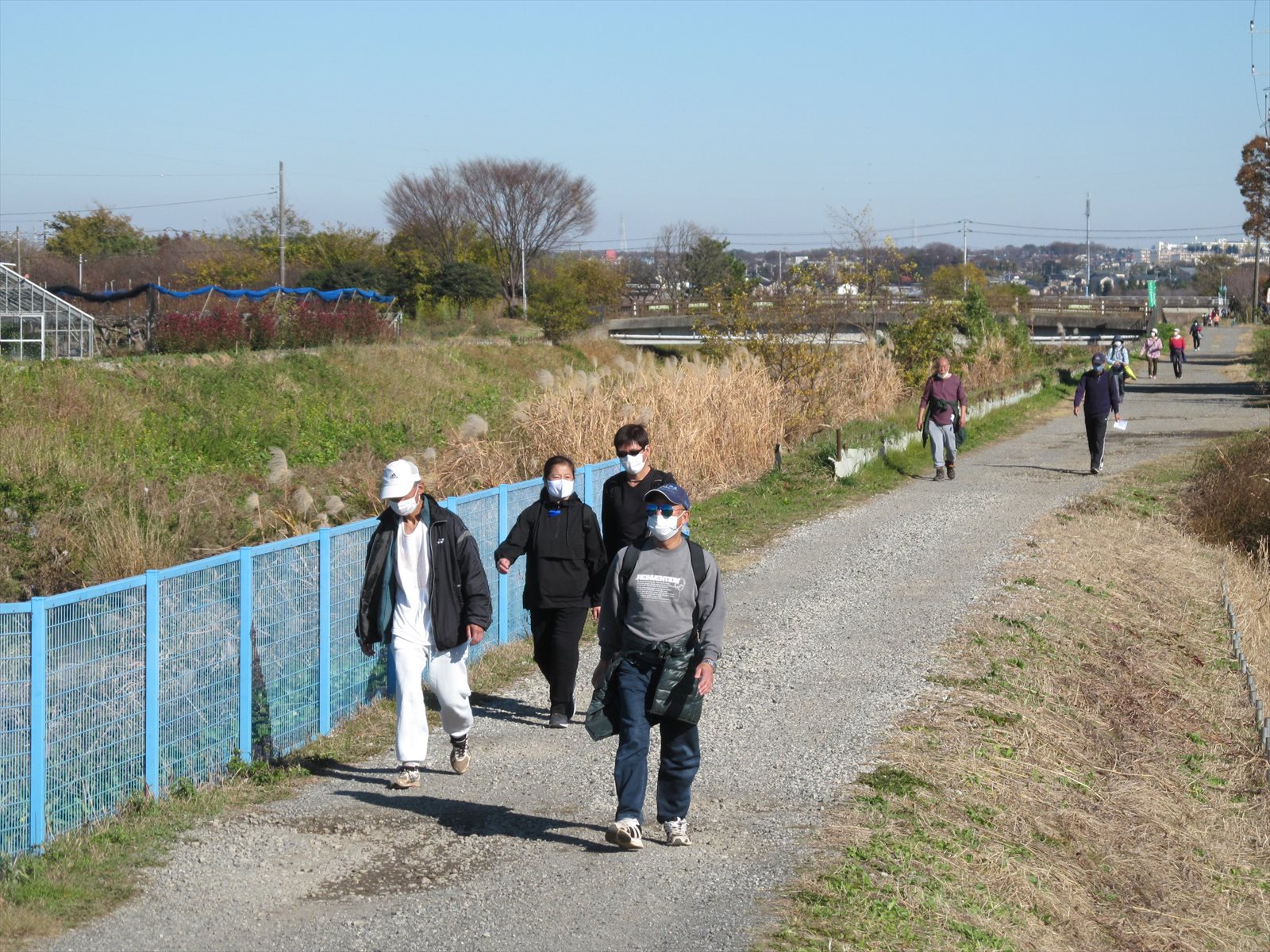 寒川橋付近