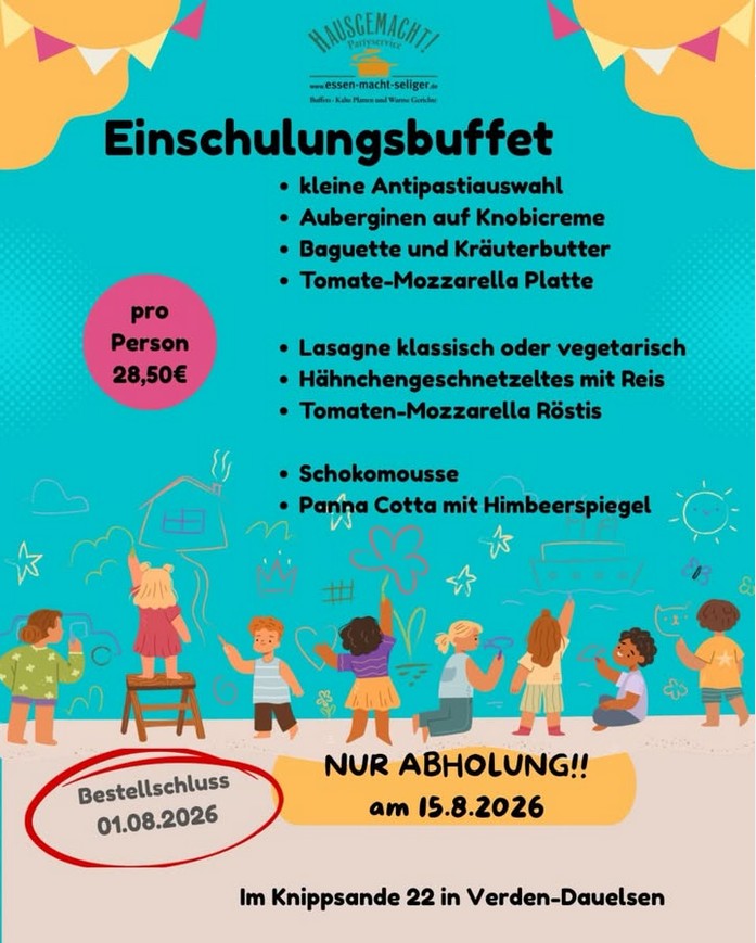 Einschulungsbuffet 2026