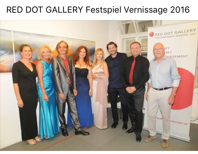 Vernissage Festspiel-Ausstellung Salzburg, 2016, Red Dot Gallery