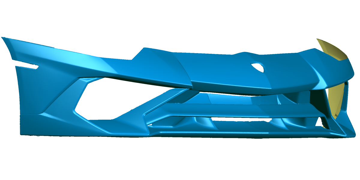 Lamborghini Aventador Superveloce 3D Scan Front Bumper