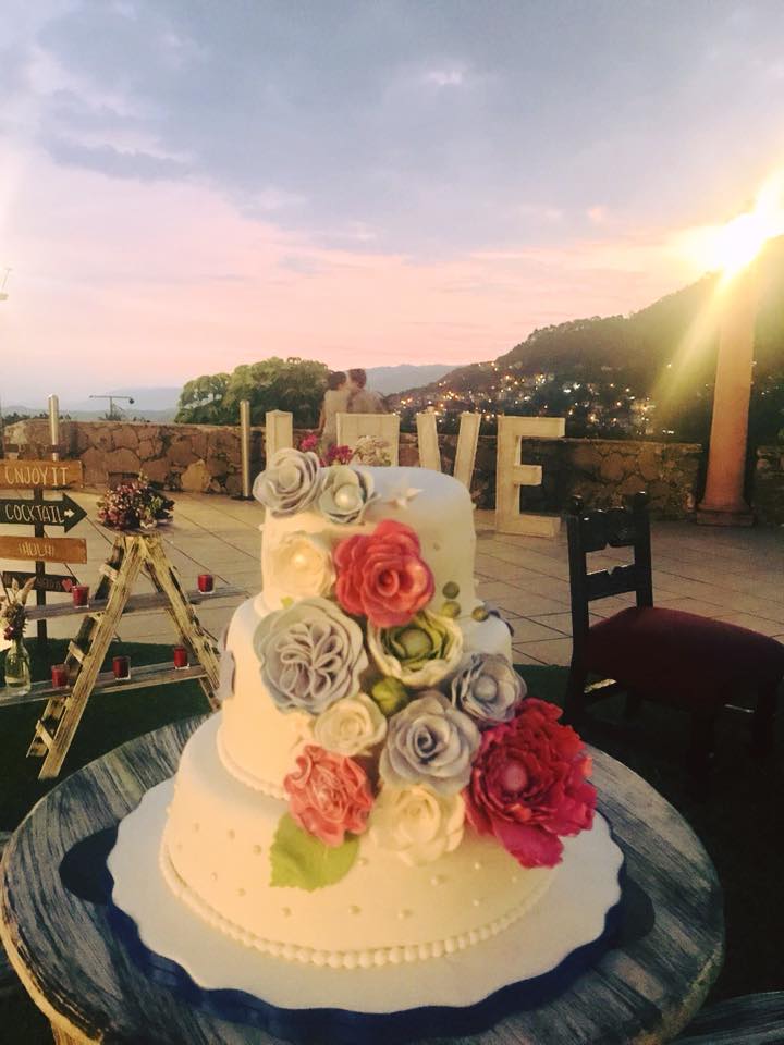 Pastel para Boda en Taxco guerrero
