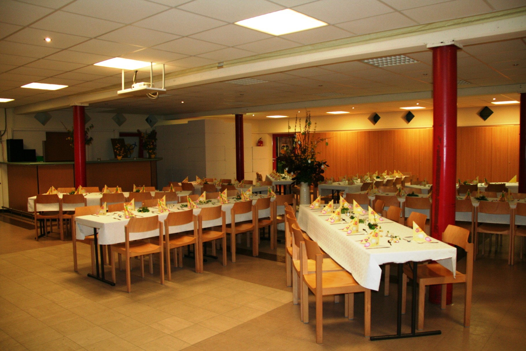 Pfarrsaal für Feiern