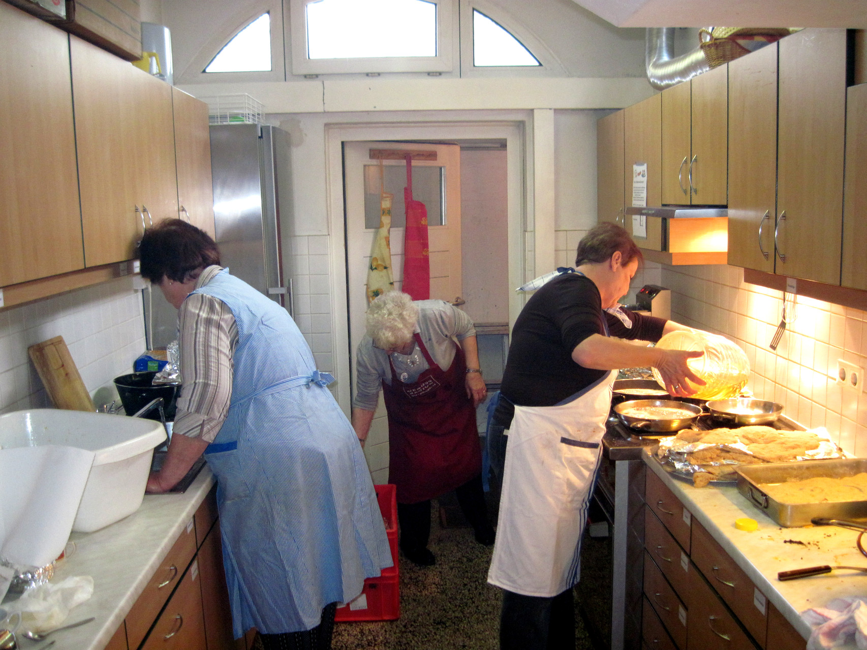 Küchenarbeit für Veranstaltung