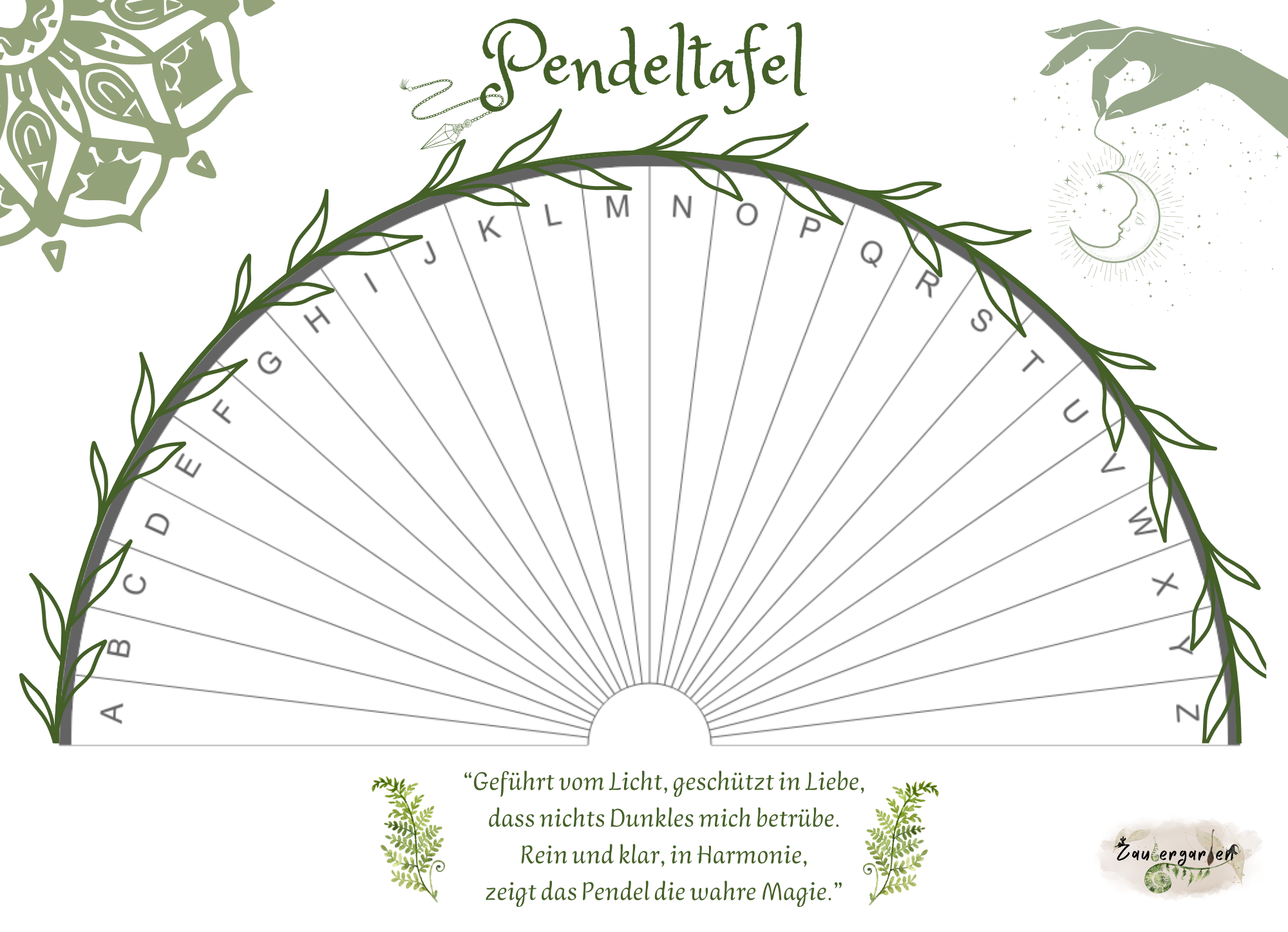 Magie des Pendel (mit Download)