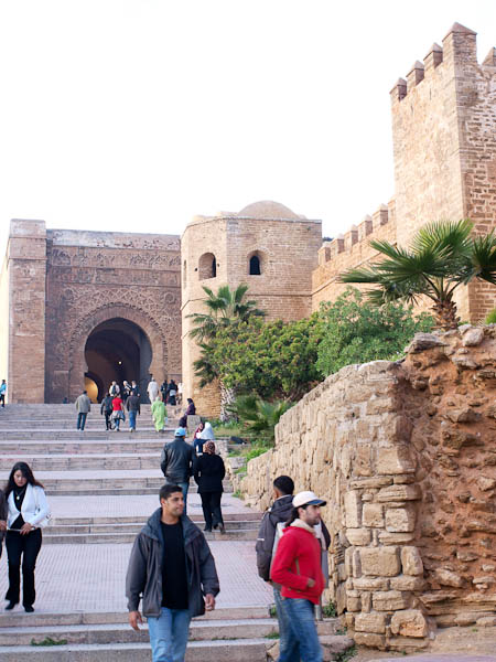 Spaziergang durch Medina von Rabat