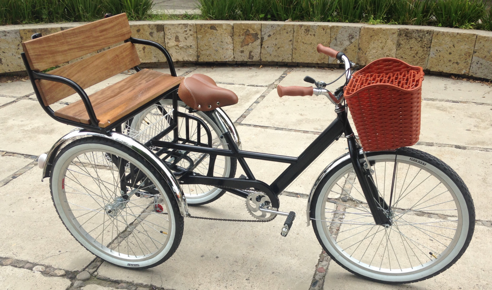 Triciclo con banca new arrivals