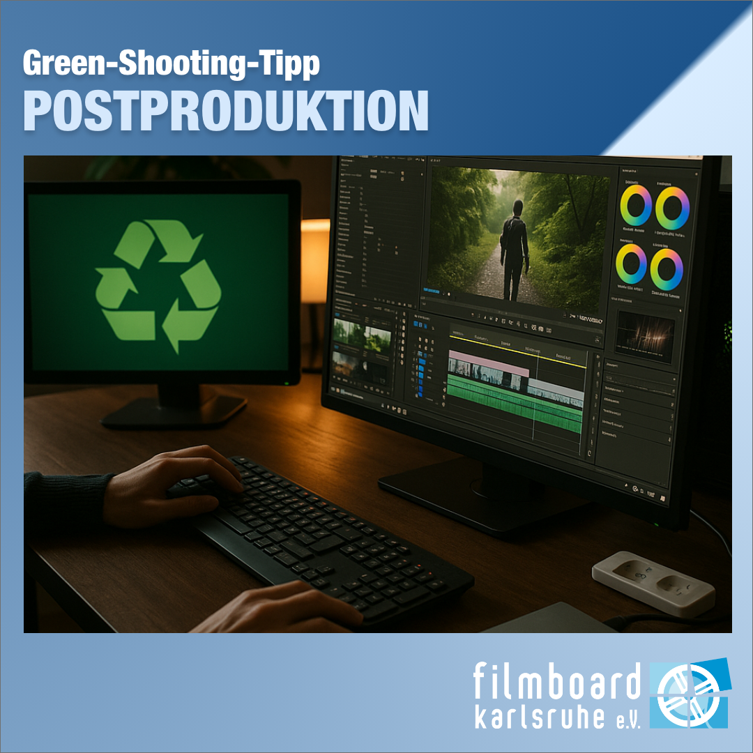 Ressourcenschonende Postproduktion